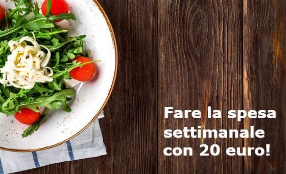 fare la spesa con 20 euro